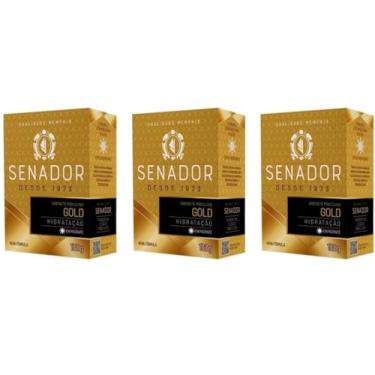 Imagem de Sabonete Senador Gold 130g Memphis, Kit 3 Unidades