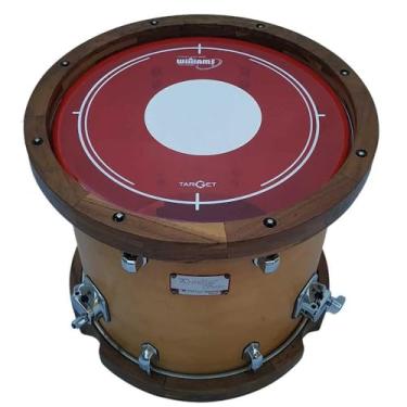 Imagem de Pele para Surdo e Bumbo Williams Target Dot – RDT2 Duplo filme RED 16