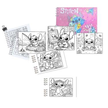 Imagem de Caderno de Desenho Bobbie Goods Stitch Capa Dura 48 Folhas - XLS