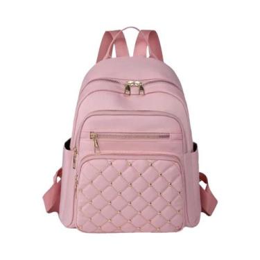 Imagem de Mochila Grande De Nylon Feminina, Bolsa De Moda Para Viagem E Escola, 