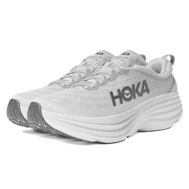 Imagem de HOKA Tênis masculino Bondi 8, Sharkskin/Harbor Mist, 13 X-Wide