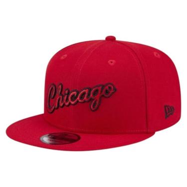 Imagem de Boné New Era 950 Chicago Bulls Hardwood Vermelho Masculino-Masculino