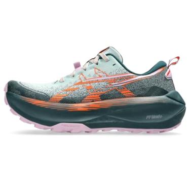 Imagem de ASICS Tênis de corrida feminino Trabuco Max 4 Trail, Cold Moss/Nova Orange, 37 BR