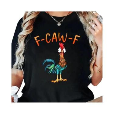 Imagem de Camiseta Engraçada Sassy Rooster Meme Para Amantes De Aves, Camiseta P