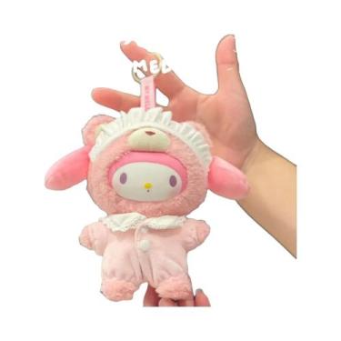 Imagem de Hello Kitty Kuromi Latte Baby Family Blind Box Boneca De Vinil Fofa Pi