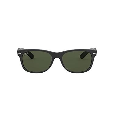 Imagem de Óculos de Sol Ray-Ban New Wayfarer 0RB2132 646231 Tam 58 / Preto - Lentes Verde