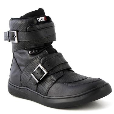 Imagem de Tênis rockfit ramones em couro all black Feminino-Feminino