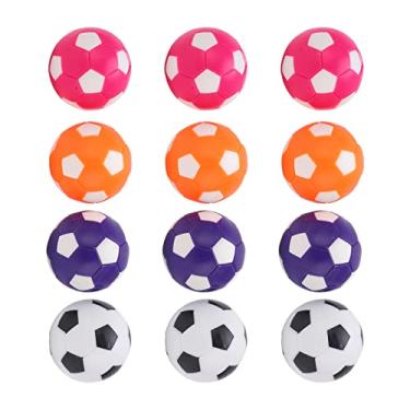 Imagem de CUOFYUNL 12pcs Multicolor Indoor Table Soccer Football Game Substituição Jogo de Mesa Bola de Futebol