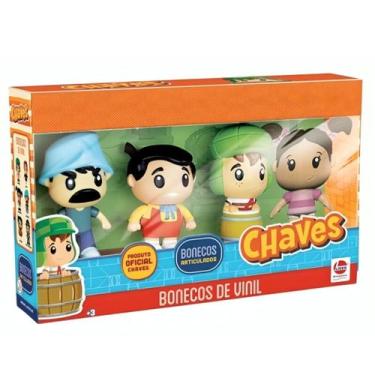 Imagem de Bonecos de Vinil Turma do Chaves 3580 - Líder Brinquedos