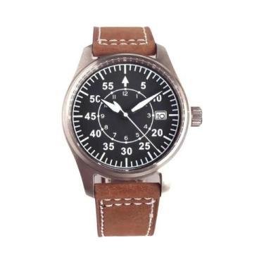Imagem de Relógio De Mergulho Masculino 39mm Pilot Aviator Miyota8215 Automático