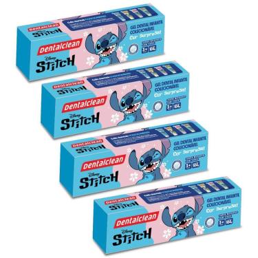 Imagem de 4X Gel Dental Infantil Stitch - Morango - 104G - Dentalclean