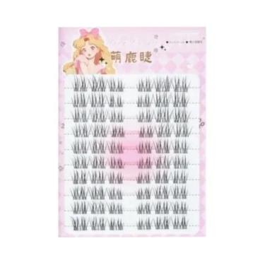 Imagem de Cílios Postiços Individuais Curtos, Sem Cola Necessária, Cachos De Cíl