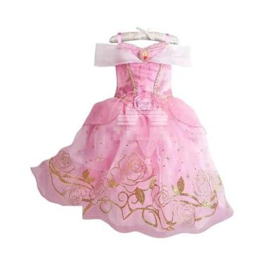 Imagem de Fantasia De Princesa Aurora Para Meninas, Vestido Da Bela Adormecida P