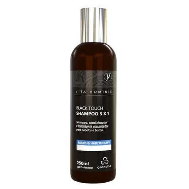 Imagem de Shampoo Escurecedor Para Cabelo e Barba Grandhas 250ml