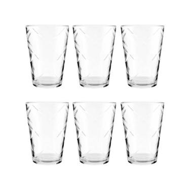 Imagem de Conjunto Copo Vidro Multiuso Maracatu 280ml Nadir 6 Unidades, Transpar