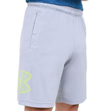 Imagem de Shorts de Treino Masculino Under Armour Tech Graphic, Cinza, M