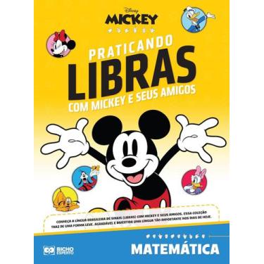 Imagem de Disney praticando libras com mickey - matemática - RIDEEL EDITORA ( BI