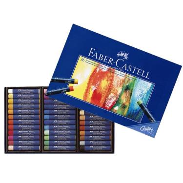Imagem de Giz Pastel Oleoso Goldfaber Estojo com 36 Cores Ref.127036 Faber-Castell