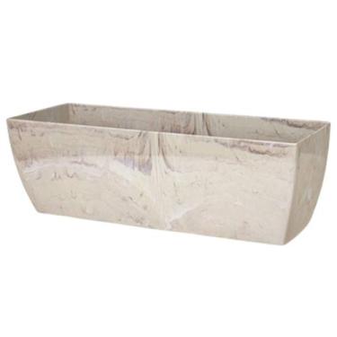 Imagem de Cachepô Elegance Jardineira 01 (3,1L) Travertino NUTRIPLAN