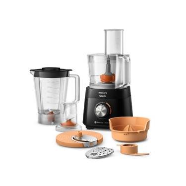 Imagem de Multiprocessador de Alimentos Philips Walita PowerChop 1000 com 02 Velocidades, Capacidade de 1,5 Litros - HR7304