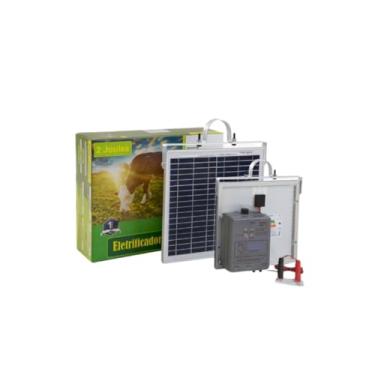 Imagem de Eletrificador De Cerca Elétrica Rural Solar Zebu ZS50I Cinza