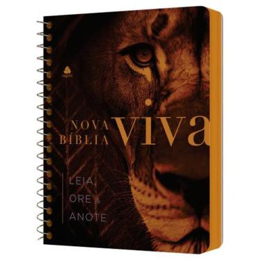 Imagem de Livro - Nova Bíblia Viva - Leia, Ore e Anote - Leão Força e Poder