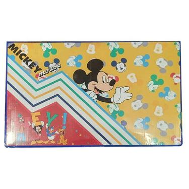 Imagem de Estojo Maleta de Pintura Infantil Mickey Listras 86 Peças Azul - Tend Tudo