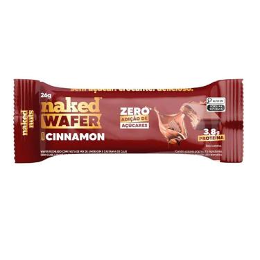 Imagem de Naked Wafer - 1 Unidade 26g Cinnamon - Naked Nuts-Masculino
