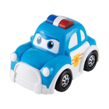 Imagem de Carrinho Baby Land Carro de Polícia Musical - Cardoso Toys, Azul