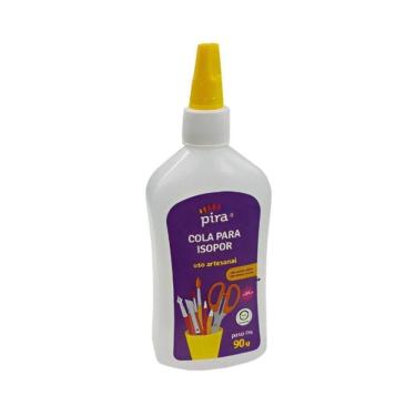 Imagem de Cola para Isopor Cola Incolor para Isopor 90G com Secagem Rápida e Alta Adesão Piratininga