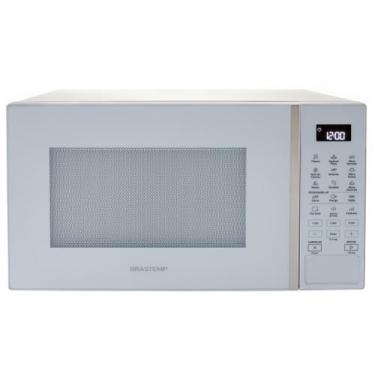 Imagem de Microondas 32 Litros com Menu Gourmet 900W BMS46AB Brastemp, Branco, 2