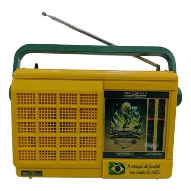 Imagem de Radio receptor motobras 2 fxs rmpft26ac verde/amarelo