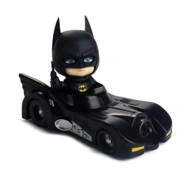 Imagem de Action Figure Batman 1989 Nendoroid Articulada com Base, Peças Opcionais e Batmóvel Pre...