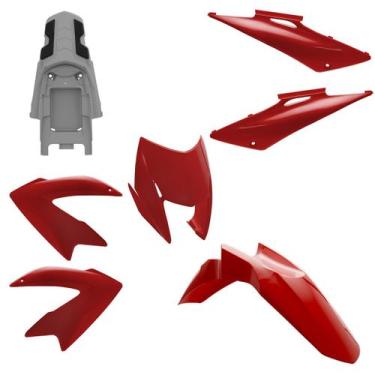 Imagem de Kit Carenagem Moto Honda Bros 150 2009 a 2011 5 Peças Pro Tork Substit