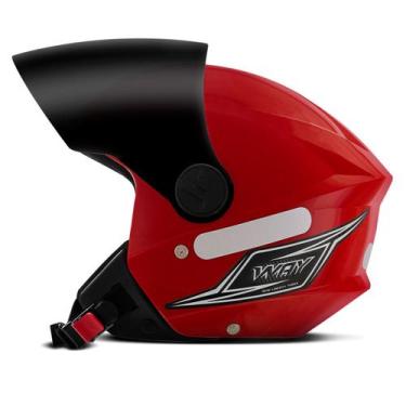Imagem de Capacete Moto Aberto Mixs Way Viseira Fumê Masculino Feminino Confortá