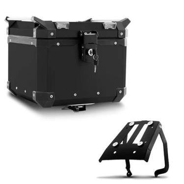 Imagem de Baú Moto Alumínio Top Case 35 Litros + Base de Fixação Super Adventure