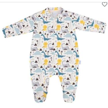 Imagem de Macacão longo em Cotton Dinossaurs para bebês menino Miniclo., P