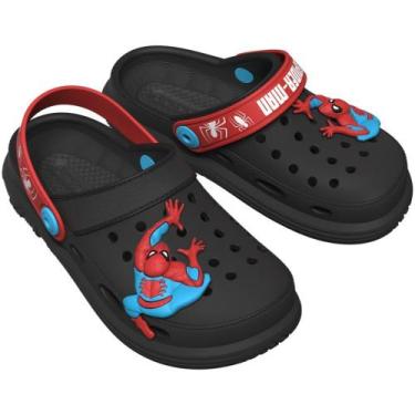 Imagem de Sandalia Babuch Infantil Grendene 23235 Meninos, Preto, 32