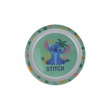 Imagem de Prato Fundo Melamina 21cm Stitch Resistente Infantil - TUUT