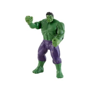 Imagem de Boneco Marvel Hulk Olympus 25cm Hasbro, Verde, Marvel