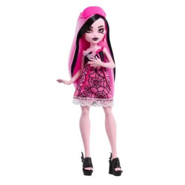 Imagem de Boneca Monster High Pijama Draculaura Com Acessorios - Mattel