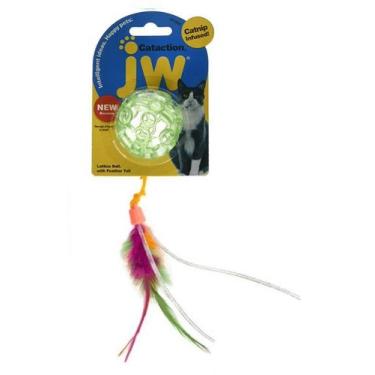 Imagem de Brinquedo JW Lattice Ball com Catnip para Gatos, Verde