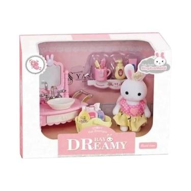 Imagem de Conjunto De Móveis Para Mini Casa De Bonecas Família Coelho, Acessório