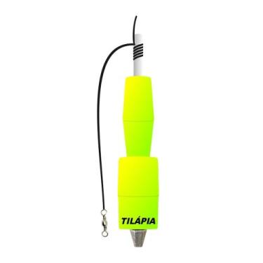 Imagem de Bóia Torpedo Pino Tilápia 20g - Jr Pesca, Amarelo