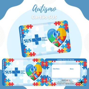 Imagem de Cartão do Sus Personalizado Autismo - Bata Provençais