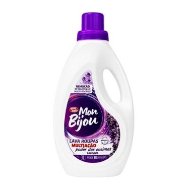 Imagem de Sabão Lava Roupas Líquido Mon Bijou Multiação Lavanda 3l