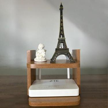 Imagem de Suporte para Roteador WiFi de Parede  Organizador Moderno e Funcional 