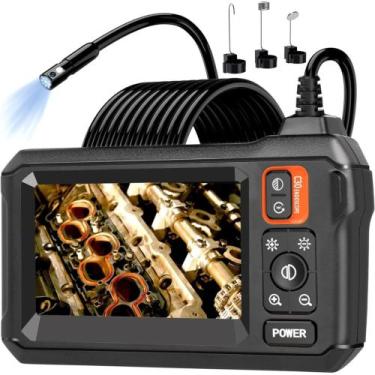 Imagem de Câmera Endoscópica KPBM KA-1838 com Tela IPS 4.3" HD 1080P  Sonda IP67