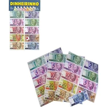 Imagem de Dinheiro De Brinquedo Dinheirinho De Mentira 250 notas