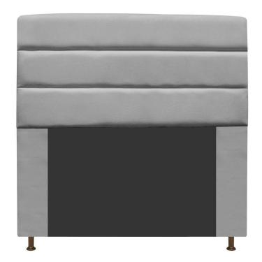 Imagem de Cabeceira Turim 195 Cm King Size Suede Cinza
